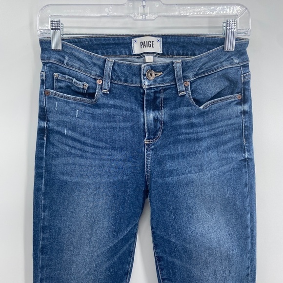 PAIGE Verdugo Ankle Skinny Soft Denim Blue Jeans 28 - Picture 4 of 10